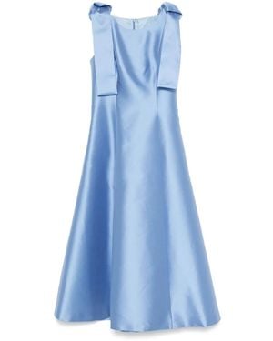 Fely Campo Midikleid mit Gürtel - Blau