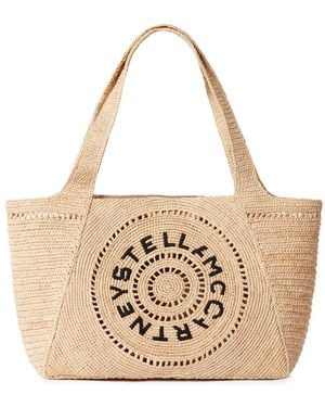 Stella McCartney ラフィア ハンドバッグ - ナチュラル