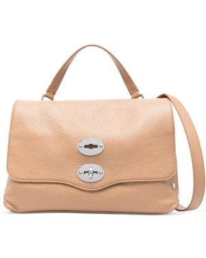 Zanellato Small Postina Leather Tote Bag - Natural