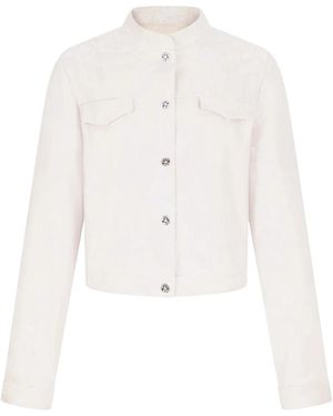 Shanghai Tang Jacke Mit Jacquard - Weiß