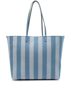 Fendi Large Roll Tote Bag - Blue