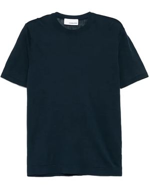 Costumein Sofia Fine-Knit T-Shirt - Blue