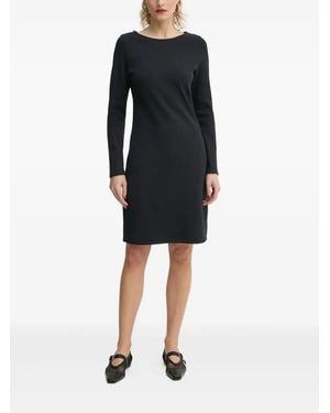 Marc O' Polo Long-Sleeve Crew-Neck Mini Dress - Black