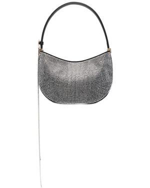 Magda Butrym Micro Vesna Crystal Hobo Bag in Black | Lyst