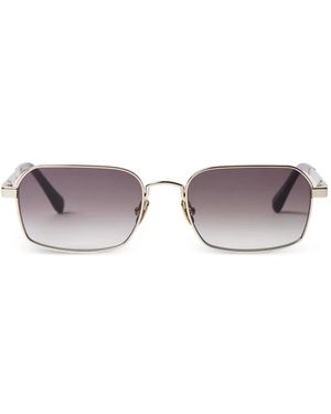 Sandro Rectangle-Frame Sunglasses - Metallic