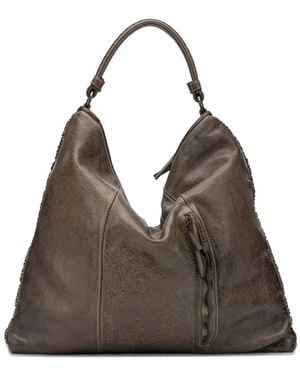 Reptile's House Gewebte Schultertasche - Braun