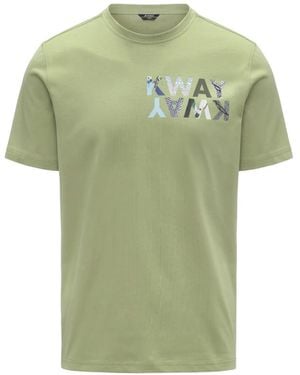 K-Way Camiseta Odom De Manga Corta - Verde