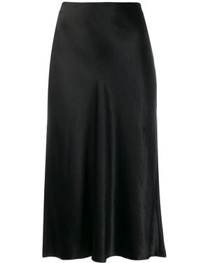 Vince High-Waisted Midi Skirt - Black