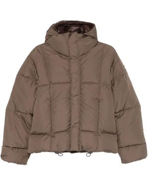 Bacon W Oaks Gda Gewatteerd Jack Met Capuchon - Bruin