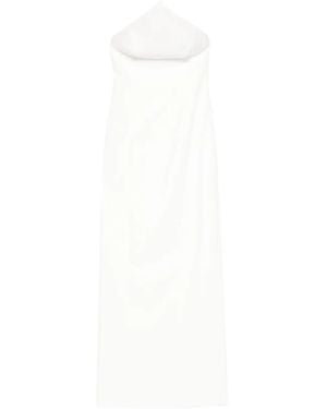 Solace London Senna Strapless Maxi Dress - White