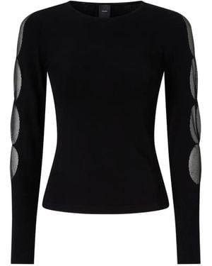 Pinko Viscose Polyester Jumper - Black