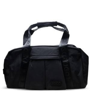 HUGO Logo-Plaque Holdall - Black