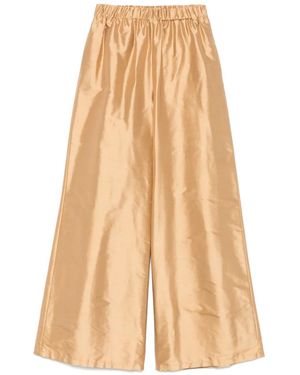 MAX MARA Avio shantung trousers マックス マラ アビオ Max Mara Avio Shantung Trousers in Natural | Lyst