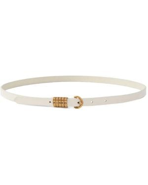 Pinko Logo-Lettering Belt - White