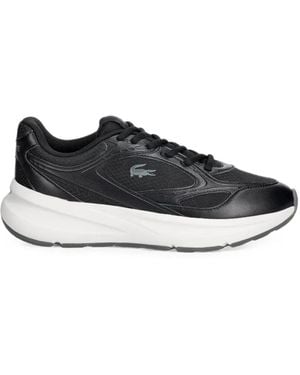 Lacoste Run Set Evo Logo-Patch Panelled Sneakers - Weiß