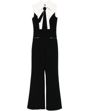 Isabel Sanchis Combinaison À Design Sans Manches - Noir