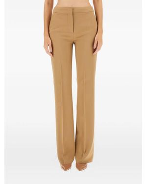 Max Mara Straight-Leg Trousers - Natural