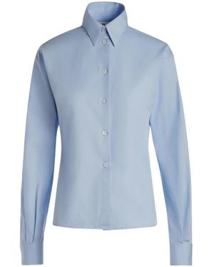 Bally Poplin Shirt - Blue