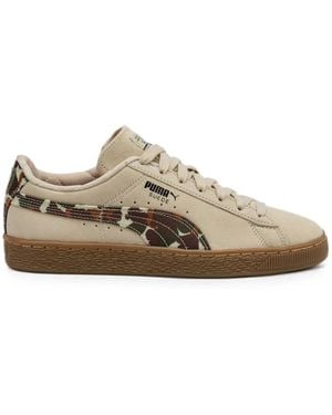 PUMA Suede Classic Duck Camo Trainers - Natural