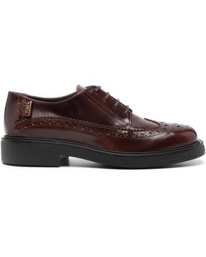 Tod's Leren Oxford Schoenen - Bruin
