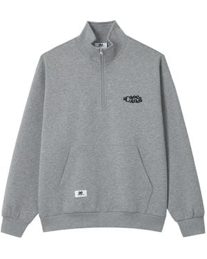 Chocoolate Quarter-Zip Sweatshirt - Grey