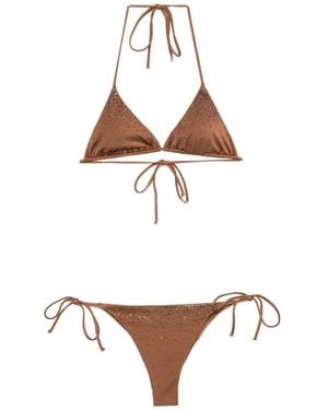 MC2 Saint Barth Bikini Con Cuello Halter - Blanco