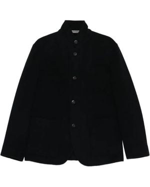 Corneliani Pocket Button Jacket - Black