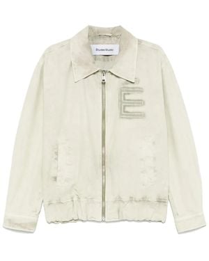 Etudes Studio リップストップ ボンバージャケット - ホワイト