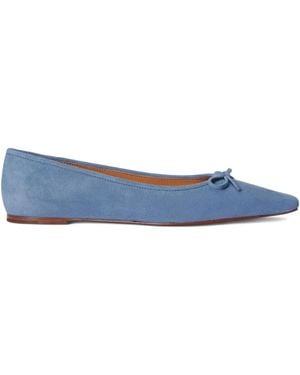 Polo Ralph Lauren Bailarina Con Lazo En Punta - Azul