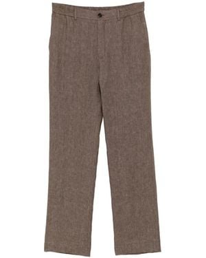 Incotex Elasticated-Waistband Pants - Gray