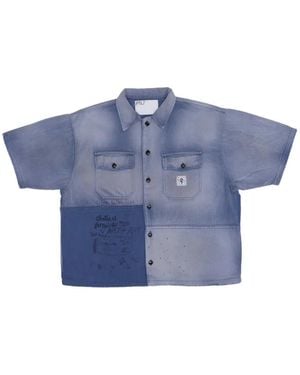 PALY Love Herringbone Shirt - Blue