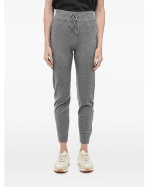 Philipp Plein Drawstring Track Pants - Grey