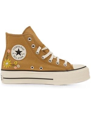 Converse Chuck Taylor All Star Embroidered Sneakers - Natural