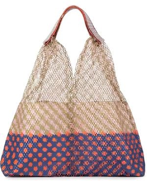 Epice Elziver Geometric-Print Tote Bag - Blue