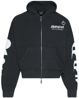 RIVINGTON roi Rebis Membership Uso Zip-Up Hoodie - Black