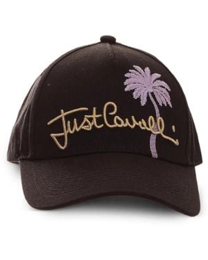 Just Cavalli Cappello Da Baseball Con Ricamo - Nero