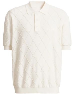 Balmain Vintage Knit Polo - White