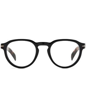 David Beckham Gafas Con Montura Redonda - Negro