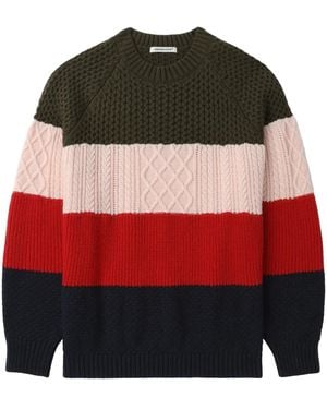 Undercover Colour-Block Jumper - Red