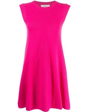 Lisa Yang Gebreide Kasjmier Mini-Jurk - Roze