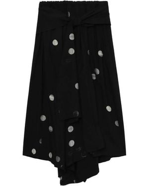 Y's Yohji Yamamoto ポルカドット パンツ - ブラック