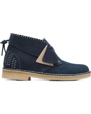 Clarks Botas Con Costuras - Azul