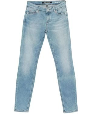 Marc O' Polo Washed-Effect Jeans - Blue