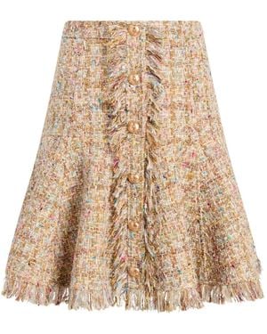 Cinq À Sept Boucle Fringed Skirt - Natural