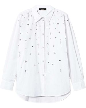 Twin Set Embroidered Shirt - White