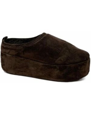 Balenciaga Alaska Soft Platform Mules - Black