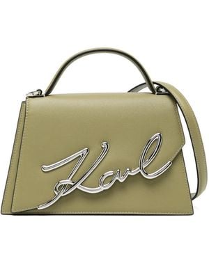 KARL LAGERFELD Ksignature 2.0 Md Crossbody Bag - Green