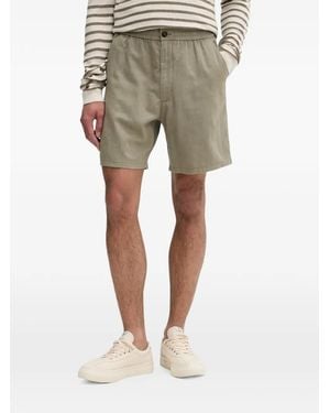 Marc O' Polo Elasticated-Waist Shorts - Natural