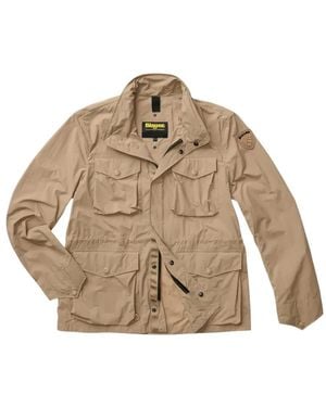 Blauer Whipple Multi-Pocket Windbreaker Jacket - Natural