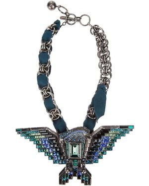 Lanvin 'Borneo' Eagle Choker - Blau
